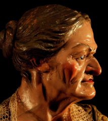 Neapolitanische Krippenfigur Bürgerin 15