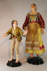 Neapolitanische Krippenfigur Bürgerbub 2