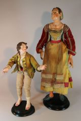 Neapolitanische Krippenfigur Bürgerbub 2