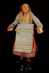 Neapolitanische Krippenfigur Bürgerin