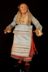 Neapolitanische Krippenfigur Bürgerin