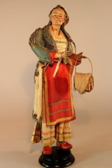 Neapolitanische Krippenfigur Bürgerin 11