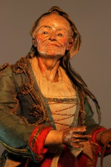 Neapolitanische Krippenfigur Bürgerin 11
