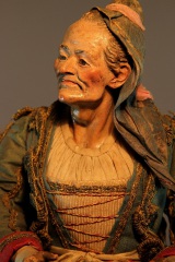 Neapolitanische Krippenfigur Bürgerin 11