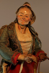 Neapolitanische Krippenfigur Bürgerin 11