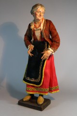 Neapolitanische Krippenfigur Bürgerin 13