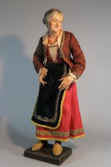 Neapolitanische Krippenfigur Bürgerin 13