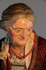 Neapolitanische Krippenfigur Bürgerin 13