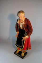 Neapolitanische Krippenfigur Bürgerin 13