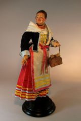 Neapolitanische Krippenfigur Bürgerin 16