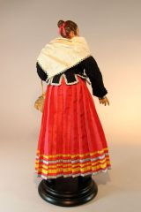Neapolitanische Krippenfigur Bürgerin 16