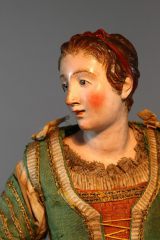 Neapolitanische Krippenfigur Bürgerin 4