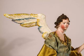 Neapolitanische Krippenfigur Engel