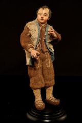 Neapolitanische Krippenfigur Hirte