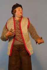 Neapolitanische Krippenfigur Hirtenknabe