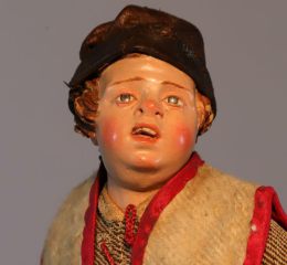 Neapolitanische Krippenfigur Hirtenknabe