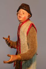 Neapolitanische Krippenfigur Hirtenknabe