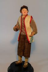 Neapolitanische Krippenfigur Hirtenknabe