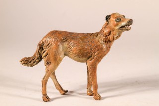 Neapolitanische Krippenfigur Hund