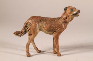 Neapolitanische Krippenfigur Hund