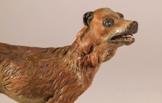 Neapolitanische Krippenfigur Hund