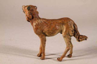 Neapolitanische Krippenfigur Hund