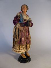 Neapolitanische Krippenfigur Junge Bürgerin