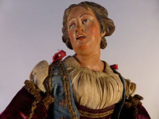 Neapolitanische Krippenfigur Junge Bürgerin