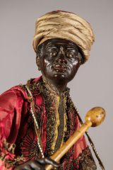 Neapolitanische Krippenfigur Mohr