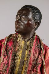 Neapolitanische Krippenfigur Mohr