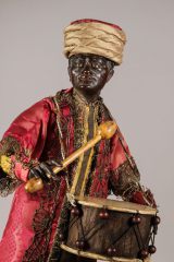tNeapolitanische Krippenfigur Mohr