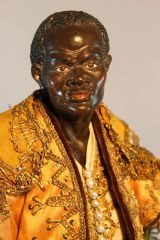 Neapolitanische Krippenfigur Mohrenkönig
