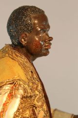 Neapolitanische Krippenfigur Mohrenkönig