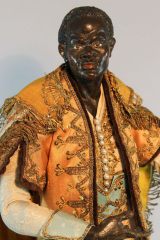 Neapolitanische Krippenfigur Mohrenkönig