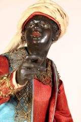 Neapolitanische Krippenfigur Mohrenpagen