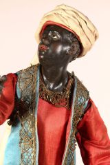 Neapolitanische Krippenfigur Mohrenpagen
