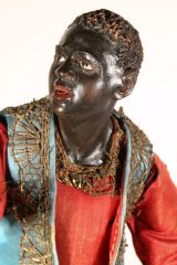 Neapolitanische Krippenfigur Mohrenpagen