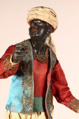 Neapolitanische Krippenfigur Mohrenpagen