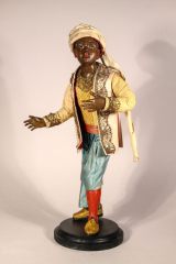 Neapolitanische Krippenfigur Mohrenpagen