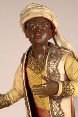 Neapolitanische Krippenfigur Mohrenpagen