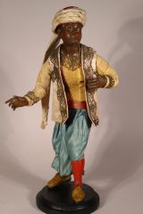 Neapolitanische Krippenfigur Mohrenpagen