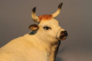 Neapolitanische Krippenfigur Mucca