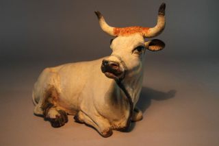 Neapolitanische Krippenfigur Mucca
