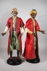 Neapolitanische Krippenfigur Orientalen